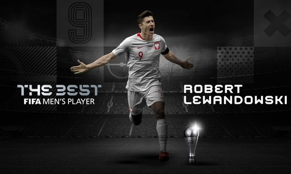 Robert Lewandowski es elegido mejor jugador del 2020