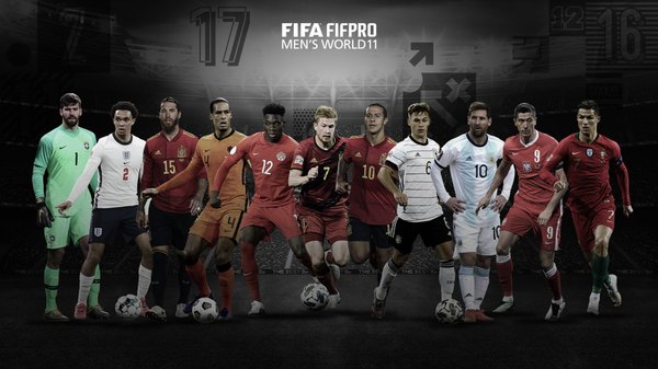 Solo dos sudamericanos en el equipo ideal del año de la FIFA