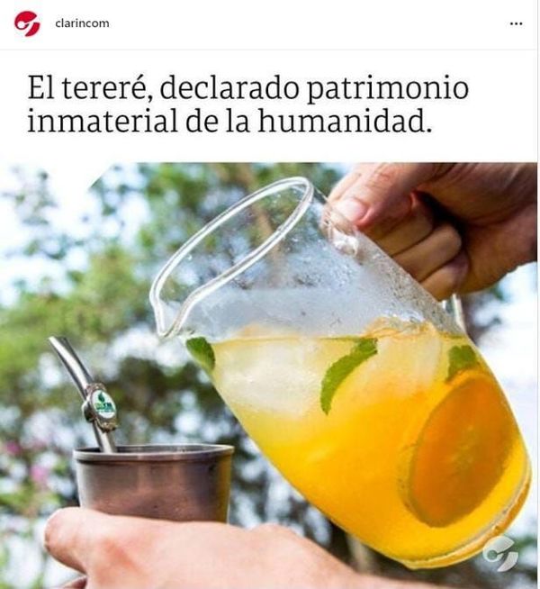 Medios internacionales se hacen eco de declaración del tereré como patrimonio de la humanidad - Nacionales - ABC Color