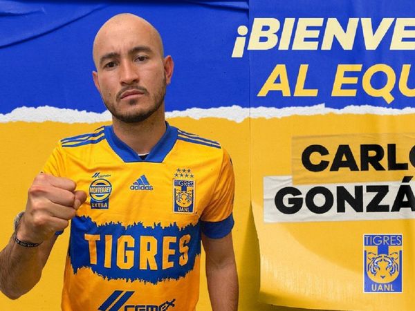 Carlos González, nuevo delantero de Tigres