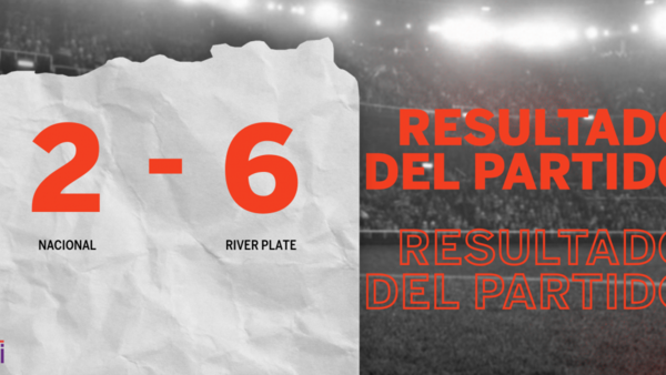 Con triplete de Rafael Santos Borré, River Plate goleó a Nacional 6 – 2