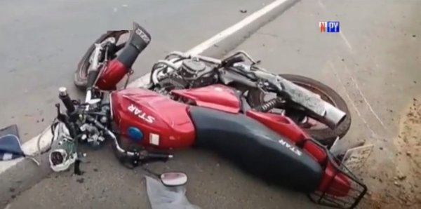 Choque frontal entre motos deja dos muertos | Noticias Paraguay