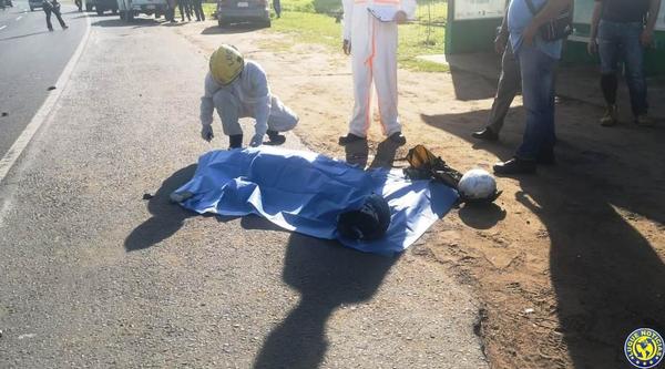 Motociclista muere tras choque en Autopista Silvio Petirrosi •