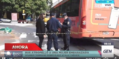 Joven embarazada de 9 meses muere atropellada por un bus - ADN Digital