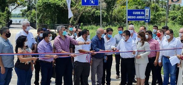 Abdo y Cartes inauguran obras en Canindeyú - Nacionales - ABC Color