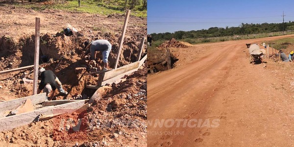 INICIO DE CONSTRUCCIÓN DE CABECERA DEL PUENTE CÁCERE DE JOSE L. OVIEDO.
