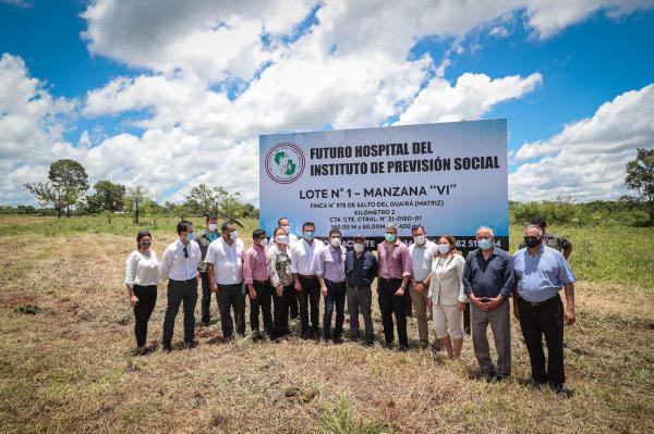 Mario Abdo anunció la construcción de hospitales para Canindeyú - El Trueno