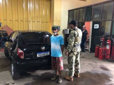 Intentó ingresar al país con automóvil robado - ABC en el Este - ABC Color