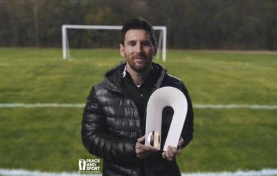 Lionel Messi, campeón de la paz 2020