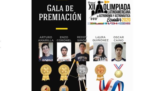 Sabían mucho más de Astronomía y Astronáutica que otros y ganaron medalla de oro en Olimpiada