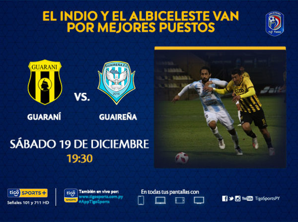 Guaraní y Guaireña se ven en Dos Bocas