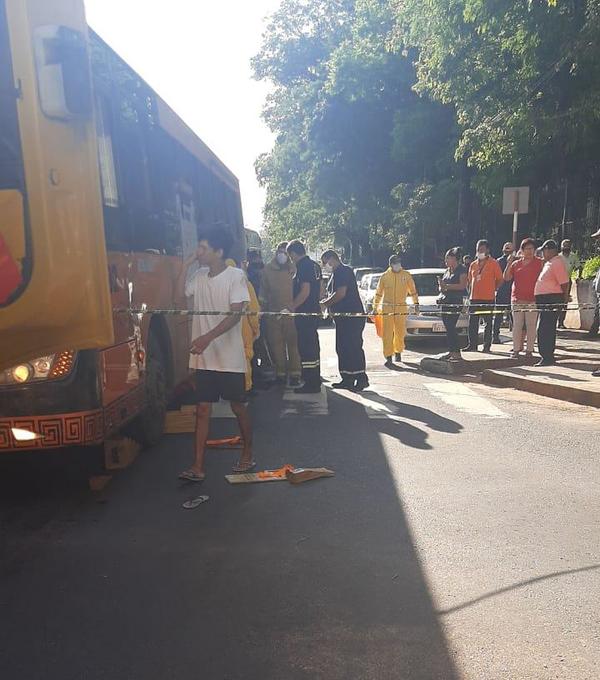 Familiares de embarazada arrollada por colectivo piden acceder a todas las imágenes
