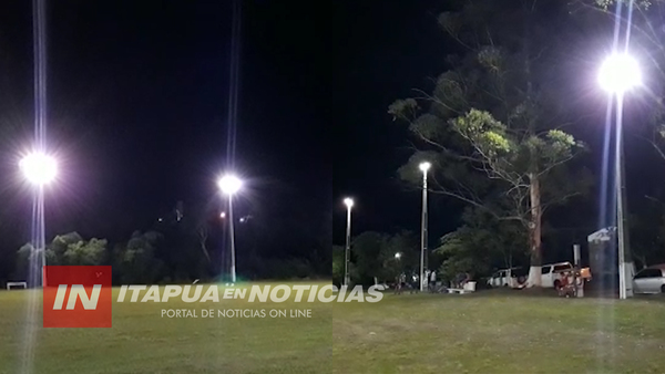 FLAMANTE SISTEMA DE ILUMINACIÓN EN CANCHA DEL CLUB CERRO PORTEÑO FUE INAUGURADO EN SAN JUAN DEL PNÁ