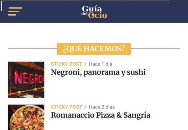 Guía del Ocio, nueva propuesta de El Nacional para sus lectores