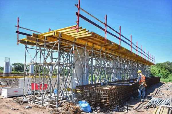 Construcción del puente Héroes del Chaco avanza en la margen derecha del río Paraguay - Megacadena — Últimas Noticias de Paraguay
