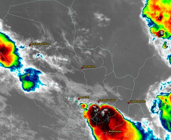 Tormentas eléctricas ya están activas en Asunción - Nacionales - ABC Color