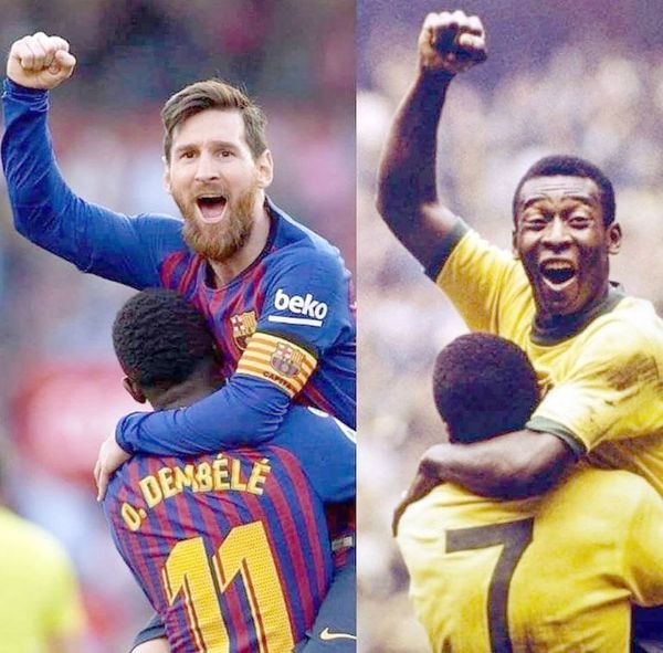 Messi iguala a Pelé - Fútbol - ABC Color