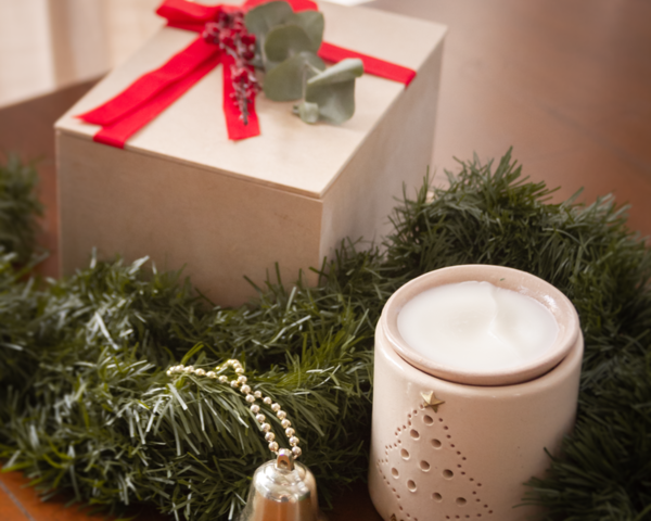Deco con velas para Navidad