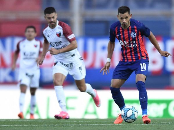 Asistencia y gol de los Romero en San Lorenzo