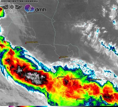 Lluvias y tormentas continúan en el centro del país - Nacionales - ABC Color