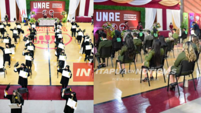 ESTUDIANTES CERRARON SU CICLO FORMATIVO CON LA GRADUACIÓN EN MODO COVID