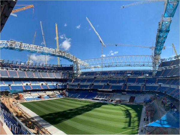 Florentino presume de estadio