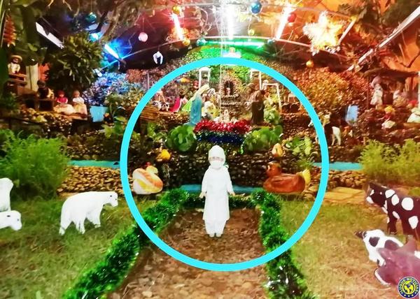 Pesebre gigante de Luque: Familia Sabaté rinde homenaje a los héroes de blanco •