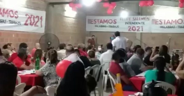 La Nación / Denuncian a ministro de la Juventud por acto partidario sin protocolo sanitario