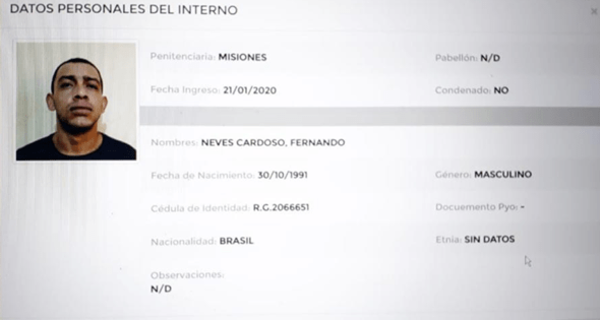 Dos miembros del PCC se fugaron de la cárcel de Misiones