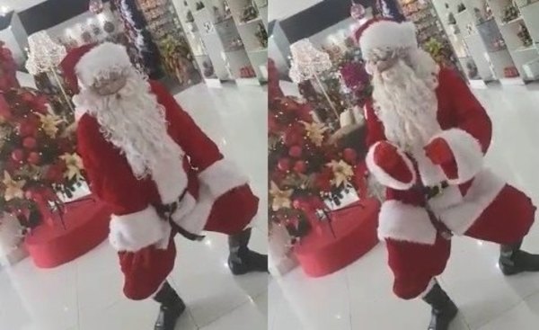 Crónica / (VIDEO) Este año Papá Noel hace de todo: hasta le baja reguetón