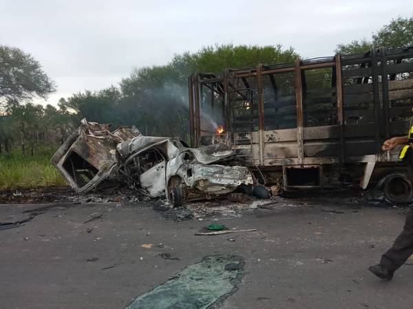 Caso familia que murió calcinada tras accidente en el Chaco: Conductor del camión dio negativo al alcotest » Ñanduti