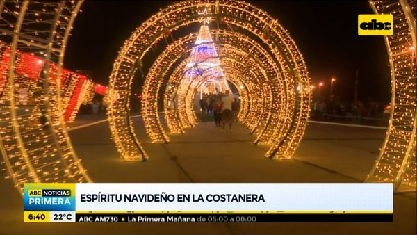 Espíritu navideño en la Costanera de Asunción - ABC Noticias - ABC Color