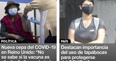 La Nación / Destacados de la mañana del 21 de diciembre