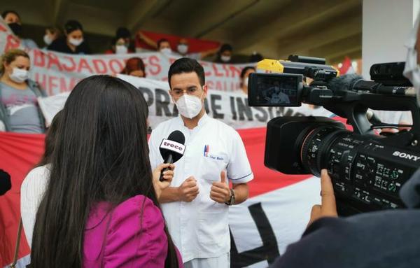 Personal de blanco pide a Mazzoleni justificar fondos destinados a Salud