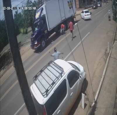 San José de los Arroyos: Dan de alta al bebé que se salvó de milagro de ser arrollado por un camión » Ñanduti
