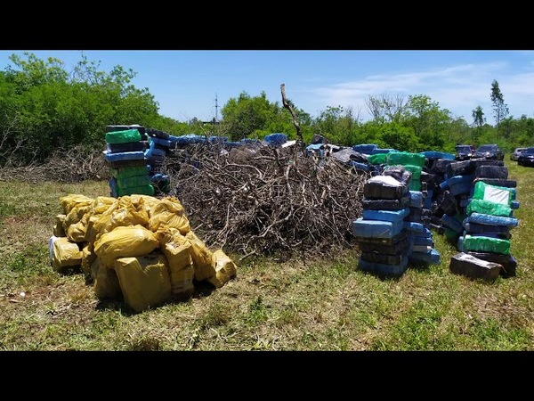Incineran más de 18 mil kilos de Marihuana incautadas en diferentes procedimientos en Itapúa