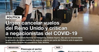 La Nación / LN PM: Las noticias más relevantes de la siesta del 21 de diciembre