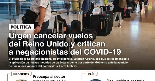 La Nación / LN PM: Las noticias más relevantes de la siesta del 21 de diciembre