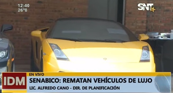 Rematarán vehículos de alta gama de "Cucho" Cabaña