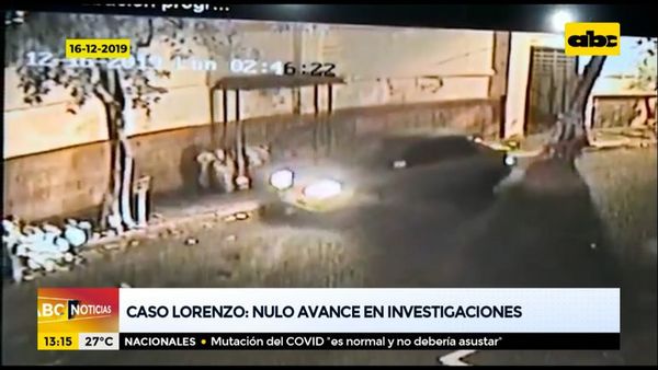 Nulo avance en investigaciones del asesinato de Lorenzo - ABC Noticias - ABC Color