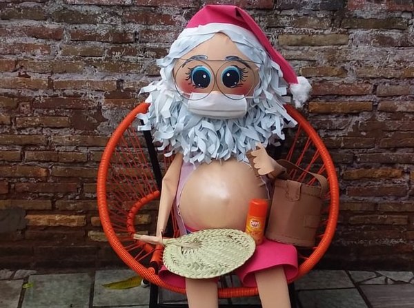 Crónica / Papá Noel al estilo paraguayo y en modo covid