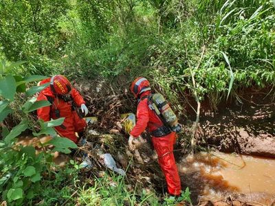Hallan cadáver de un hombre en arroyo de Capiatá - Nacionales - ABC Color