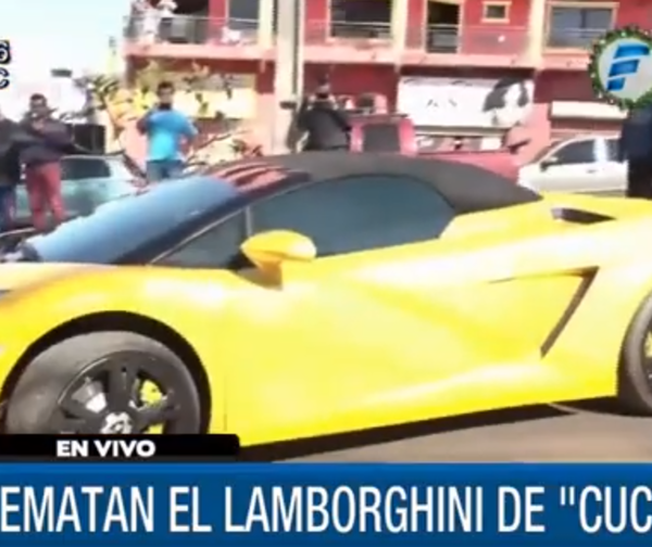 Rematarán el Lamborghini de 'Cucho' y otros autos de lujo