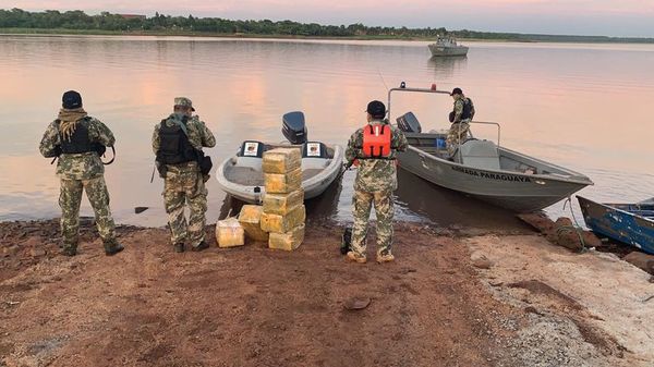 Incautan casi 200 kilos de marihuana a orillas del lago Itaipú - ABC en el Este - ABC Color