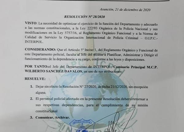 Anulan nombramiento de CUESTIONADO subcomisario en INTERPOL CDE, pero mantiene a otros RECAUDADORES