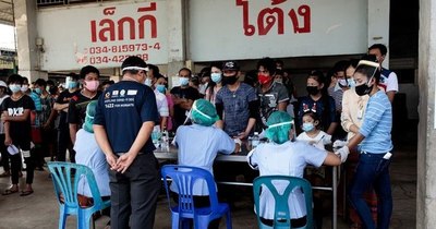 La Nación / Más de un millar de contagios de COVID-19 en un mercado de marisco de Tailandia