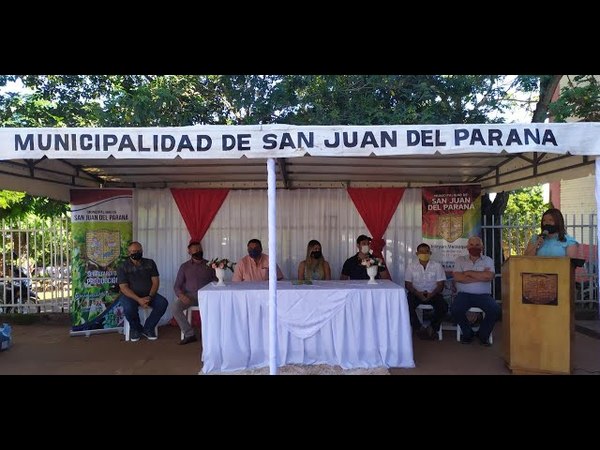 ENTREGAN INSUMOS A PRODUCTORES EN SAN JUAN DEL PARANÁ