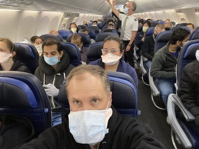 Habría muerto por coronavirus en pleno vuelo | Noticias Paraguay