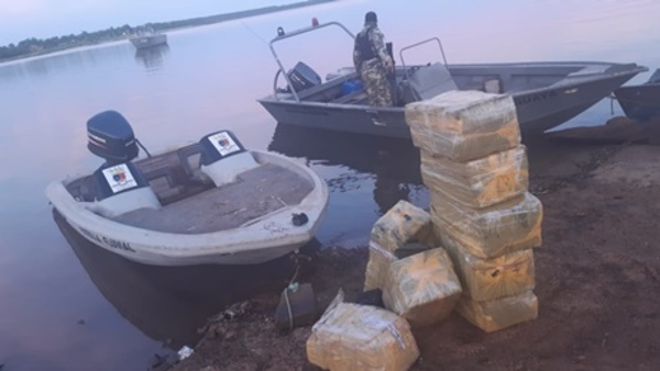 Incautan más de 180 kilos de marihuana en área protegida de Itaipú