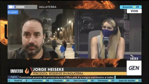 HOY / Jorge Heiseke, periodista en Inglaterra, sobre la situación actual y la nueva cepa del Covid-19